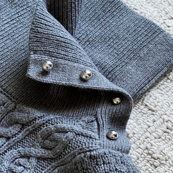 Girls Janie and Jack Cable Sweater Dress - Size 5 - Picture 4 of 5